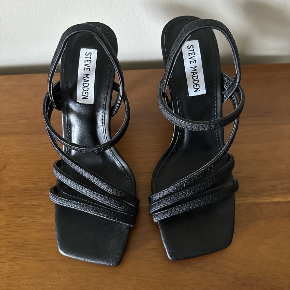 Steve Madden Square Toe Strappy Heels